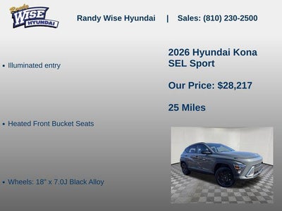 2026 Hyundai Kona SEL Sport AWD