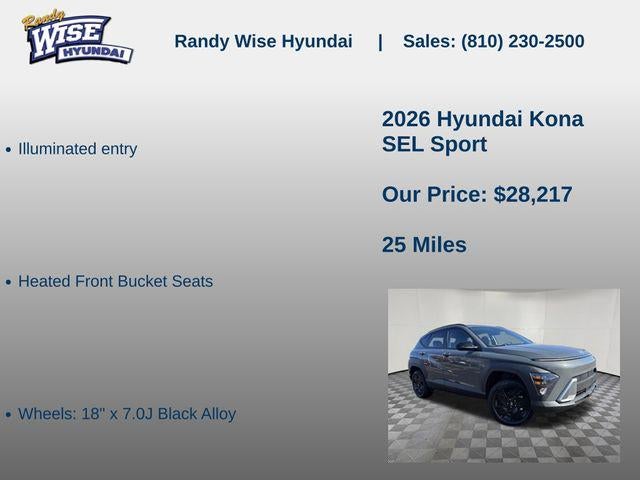 2026 Hyundai Kona SEL Sport AWD