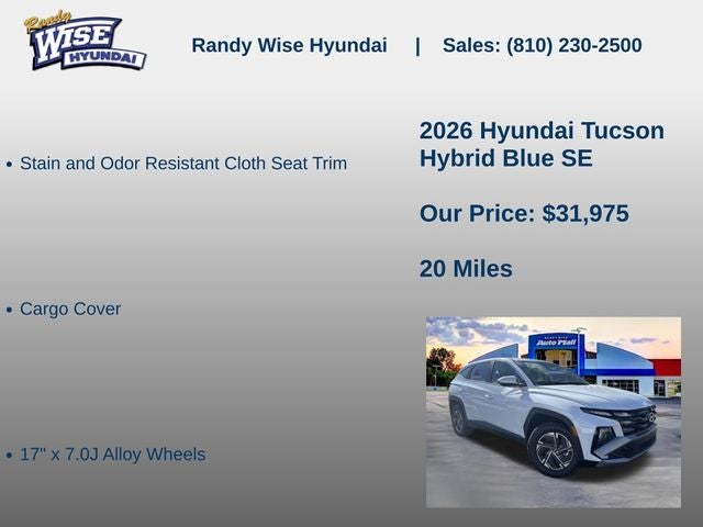 2026 Hyundai Tucson Hybrid Blue