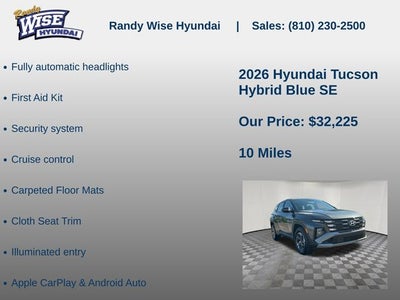 2026 Hyundai Tucson Hybrid Blue