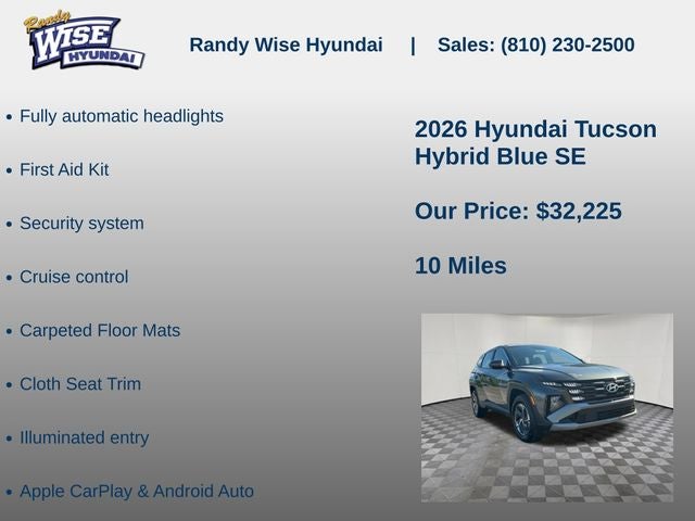 2026 Hyundai Tucson Hybrid Blue