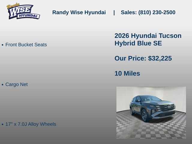 2026 Hyundai Tucson Hybrid Blue