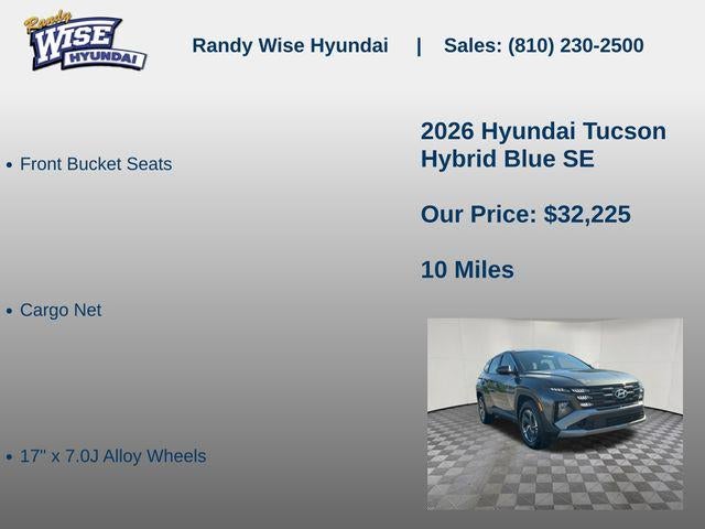 2026 Hyundai Tucson Hybrid Blue