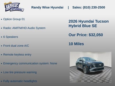 2026 Hyundai Tucson Hybrid Blue
