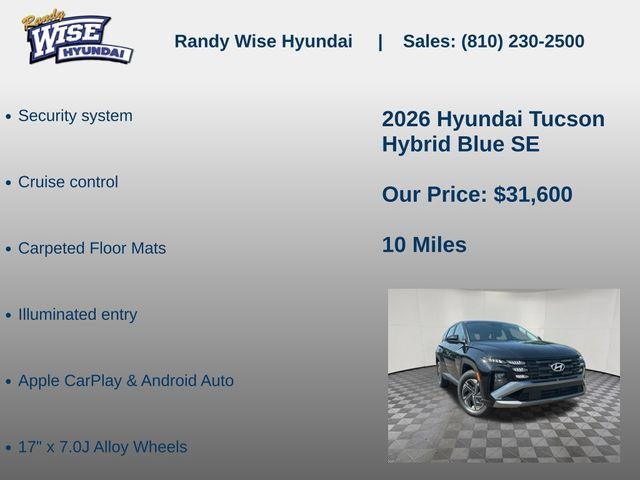 2026 Hyundai Tucson Hybrid Blue