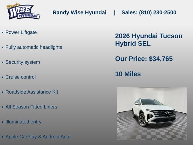 2026 Hyundai Tucson Hybrid SEL AWD