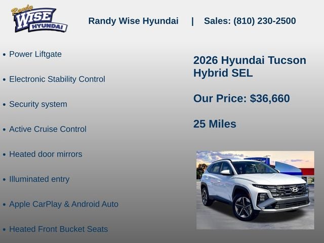 2026 Hyundai Tucson Hybrid SEL AWD