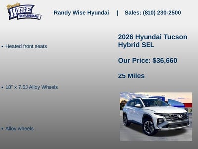 2026 Hyundai Tucson Hybrid SEL AWD