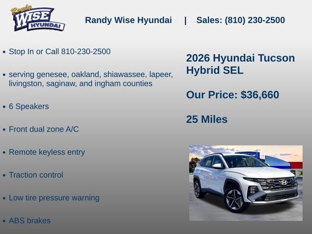 2026 Hyundai Tucson Hybrid SEL AWD