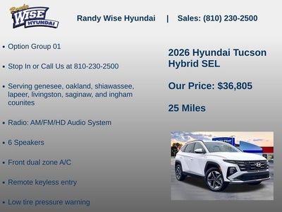 2026 Hyundai Tucson Hybrid SEL AWD