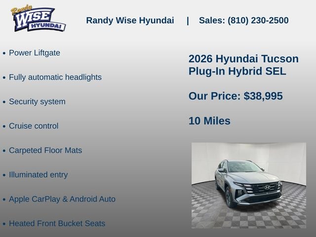 2026 Hyundai Tucson Plug-In Hybrid SEL