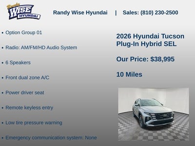 2026 Hyundai Tucson Plug-In Hybrid SEL