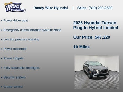 2026 Hyundai Tucson Plug-In Hybrid Limited