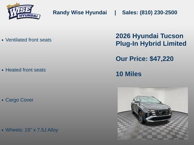 2026 Hyundai Tucson Plug-In Hybrid Limited