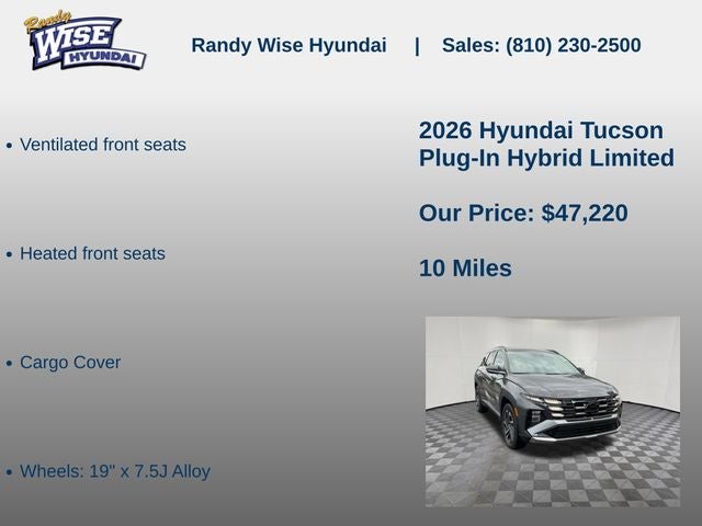 2026 Hyundai Tucson Plug-In Hybrid Limited
