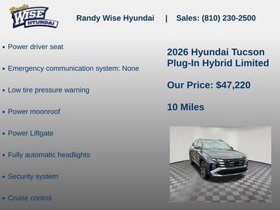 2026 Hyundai Tucson Plug-In Hybrid Limited