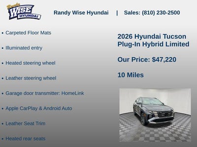 2026 Hyundai Tucson Plug-In Hybrid Limited