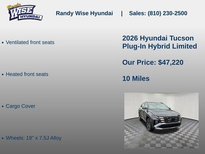 2026 Hyundai Tucson Plug-In Hybrid Limited