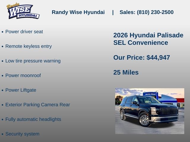 2026 Hyundai Palisade SEL AWD