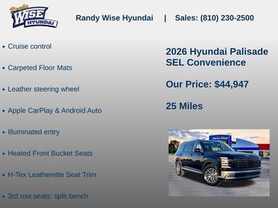 2026 Hyundai Palisade SEL AWD