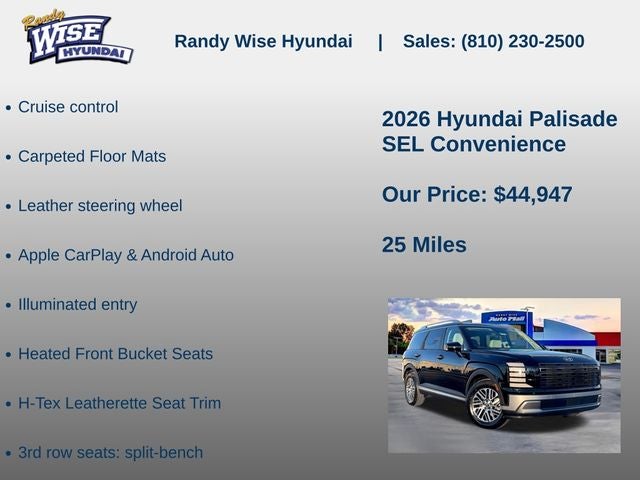 2026 Hyundai Palisade SEL AWD