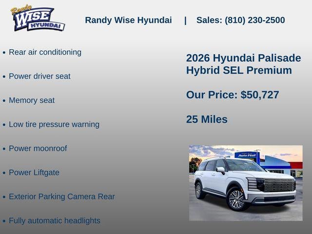 2026 Hyundai Palisade Hybrid SEL Premium 8P