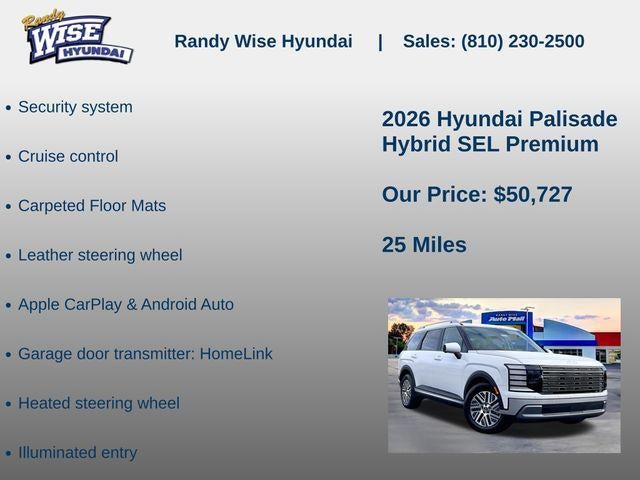 2026 Hyundai Palisade Hybrid SEL Premium 8P