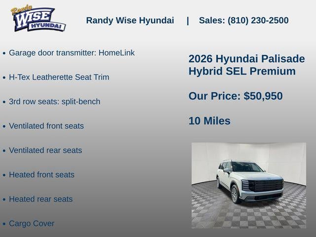 2026 Hyundai Palisade Hybrid SEL Premium 8P