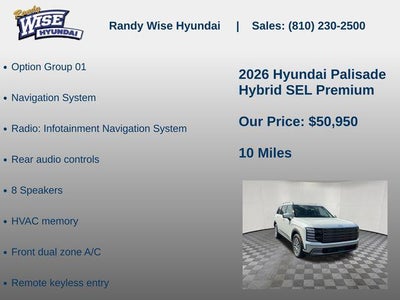 2026 Hyundai Palisade Hybrid SEL Premium 8P