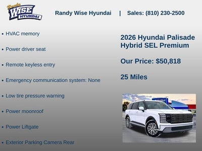 2026 Hyundai Palisade Hybrid SEL Premium 8P