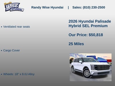 2026 Hyundai Palisade Hybrid SEL Premium 8P