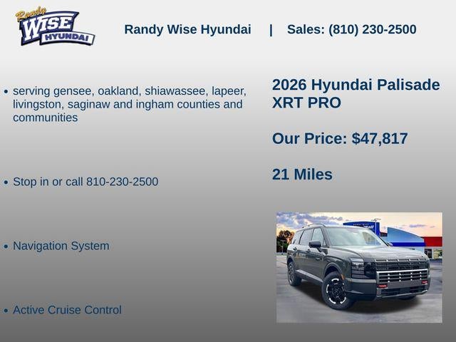 2026 Hyundai Palisade XRT Pro