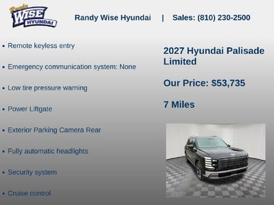 2027 Hyundai Palisade Limited AWD