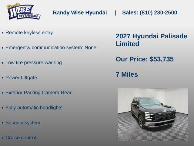 2027 Hyundai Palisade Limited AWD