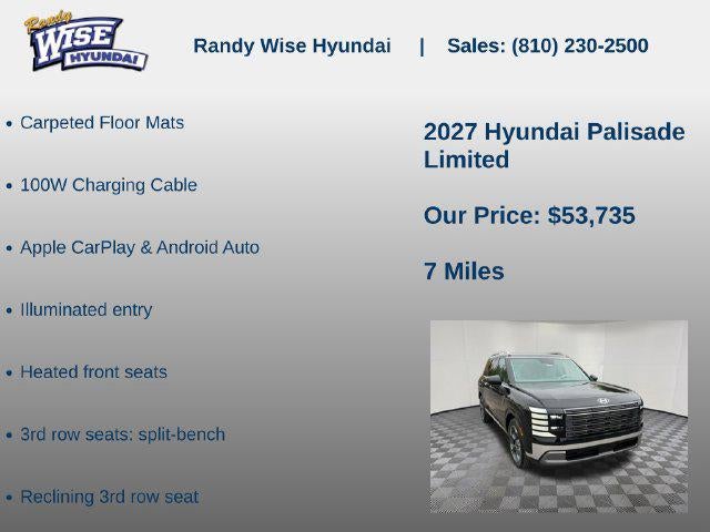 2027 Hyundai Palisade Limited AWD