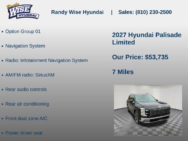2027 Hyundai Palisade Limited AWD