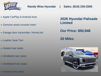 2026 Hyundai Palisade Limited AWD