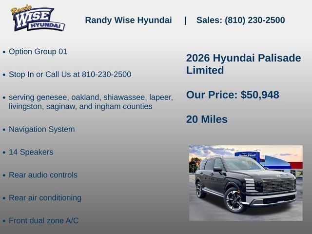 2026 Hyundai Palisade Limited AWD