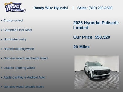 2026 Hyundai Palisade Limited AWD