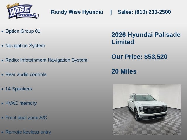 2026 Hyundai Palisade Limited AWD