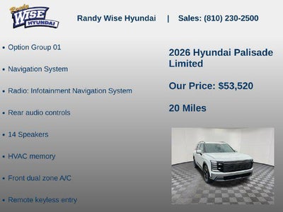 2026 Hyundai Palisade Limited AWD
