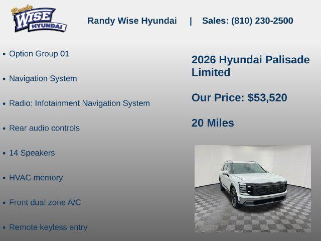 2026 Hyundai Palisade Limited AWD
