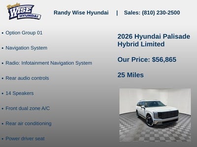 2026 Hyundai Palisade Hybrid Limited