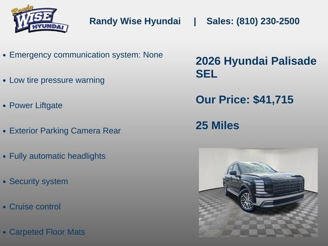 2026 Hyundai Palisade SEL FWD