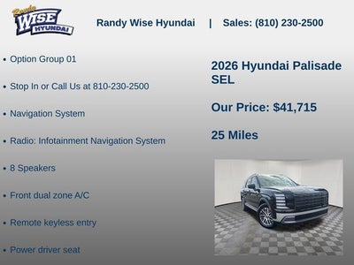 2026 Hyundai Palisade SEL FWD