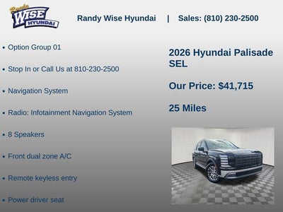 2026 Hyundai Palisade SEL FWD