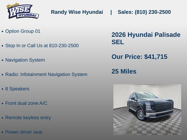 2026 Hyundai Palisade SEL FWD