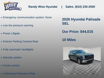 2026 Hyundai Palisade SEL AWD