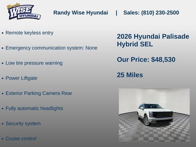 2026 Hyundai Palisade Hybrid SEL 7P