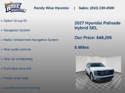 2027 Hyundai Palisade Hybrid SEL 7P